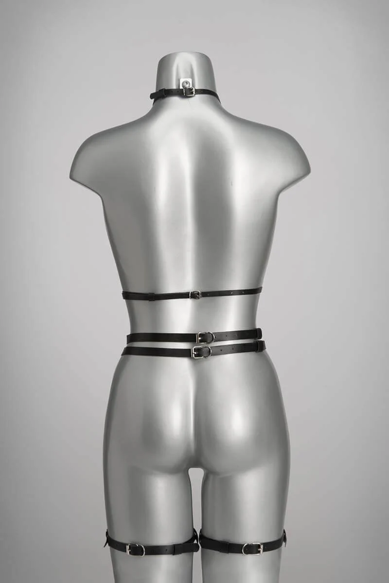 Lilly Leather Suspender Belt - Image 5